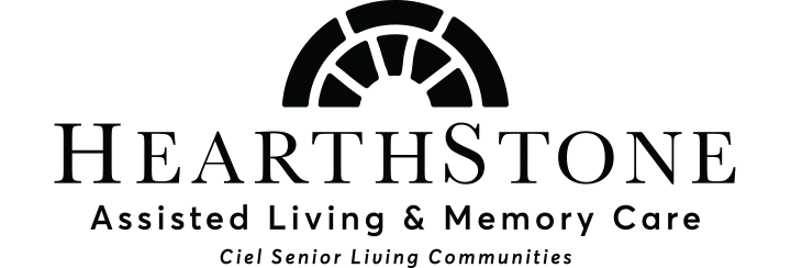 Hearthstone Senior Living Logo Black