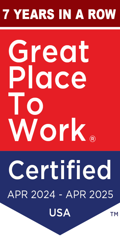 Great Place to Work 7 Year Badge